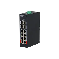 Коммутатор Dahua DH-HS4412-8ET-120 (L2) 8x100Мбит/с 4x1Гбит/с 4SFP 8PoE 120W управляемый