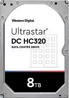 Жесткий диск WESTERN DIGITAL ULTRASTAR Ultrastar DC HC320 HUS728T8TAL5204 8Тб Наличие SAS 256 Мб 7200 об/ мин Количество пластин/ головок 5/ 10 3,5" Время наработки на отказ 2000000 ч. 0B36453