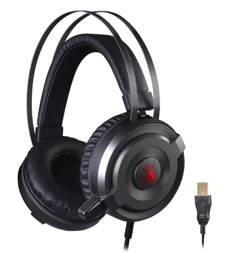 Гарнитура A4Tech Bloody G520S серый 2м мониторные USB оголовье (G520S)