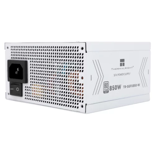 Блок питания 850W/ Power Supply Thermalright, 850W 80+ Gold (SFX, 3.1, PCIe 5.1, Full modular, 1x24(20+4)pin, 1xCPU 8(4+4)pin, 2xPCIe*2 8(6+2)pin, 1x12VHPWR PCIe 5.1 12+4pin 600mm, 3xSATA3, 3xMOLEX4pi (TR-SGFX 850W)