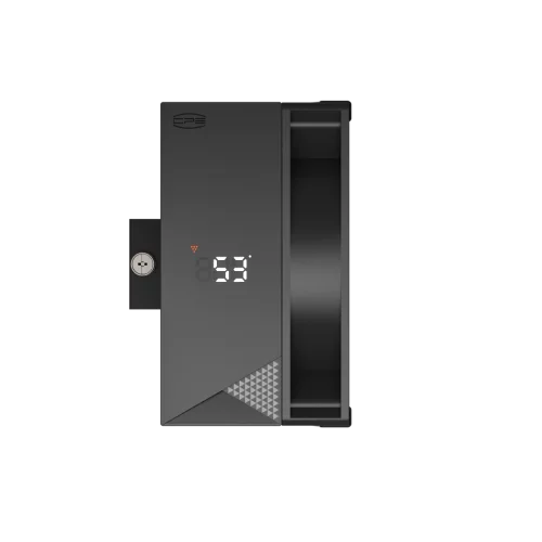 Кулер для процессора/ CPU Cooler PCCooler RT500 Digital BK (240W, 4-pin PWM, LED temp., 152mm, Al/Cu, 5x6mm, 1x120mm, 73.32CFM, 34.9dBA, 2200RPM, S: 1851/1700/1200/115X, AM5/AM4, black) фото 3