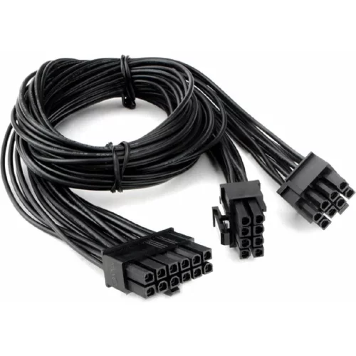 Cablexpert Кабель питания PCIe PCIe 12pin(M) / 2xPCIe 8pin(6+2)(M), медь, 75см, пакет (CC-PSU-2812)