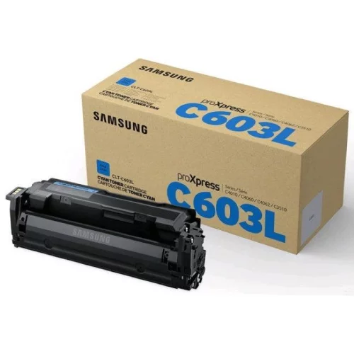 Тонер-картридж/ Samsung CLT-C603L High Yield Cyan Toner Cartridge (SV232A) фото 2