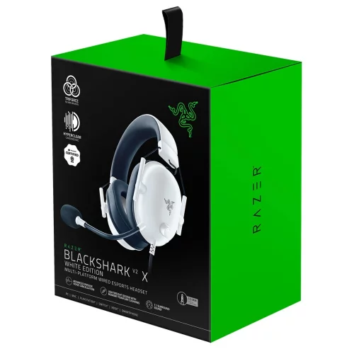Razer Гарнитура Blackshark V2 X - White/ Razer Blackshark V2 X - White Headset (RZ04-03240700-R3M1) фото 2