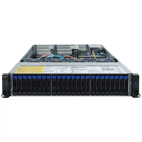 Серверная платформа Gigabyte R282-Z91/ 2x SP3/ 32x DIMM/ noHDD (up 24+2 SFF)/ 2x GbE/ 2x 1600W (up 2) (R282-Z91) фото 2