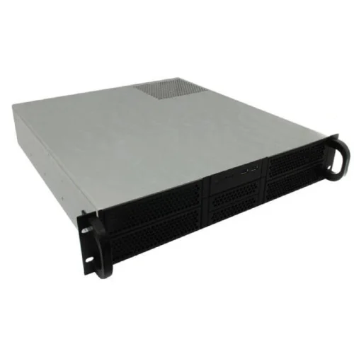 Procase RE204-D4H2-A-45 Корпус 2U server case,4x5.25+2HDD,черный,без блока питания(2U,2U-redundant),глубина 450мм,ATX 12x9.6