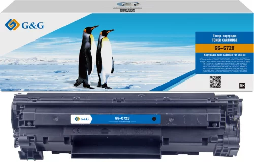 Картридж лазерный G&G GG-C728 черный (2100стр.) для Canon i-Sensys MF4410/ 4420/ 4430/ 4450/ 4550D/ 4570/ 4580