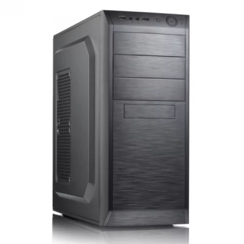 Корпус c блоком питания 450 Ватт/ Case Foxline FL-815, ATX, 3x5.25EXT, 1x3.5EXT, 3x3.5INT, 2xUSB2.0, HDA, w/o FAN, w/450W ATX PSU, w/1.2m EU pwr cord (FL-815-FZ450R)