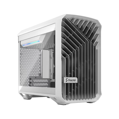Fractal Design Torrent Nano White TG Clear Tint / mITX, TG / 1x180mm fan inc. / FD-C-TOR1N-03