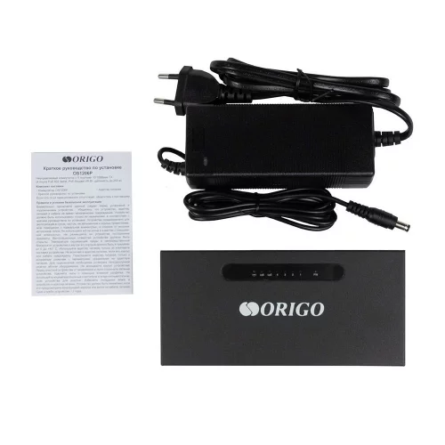 Коммутатор/ Unmanaged Switch 6x100Base-TX (4x100Base-TX PoE), PoE Budget 60W, Long-range PoE up to 250m, metal case (OS1206P/60W/A1A) фото 2