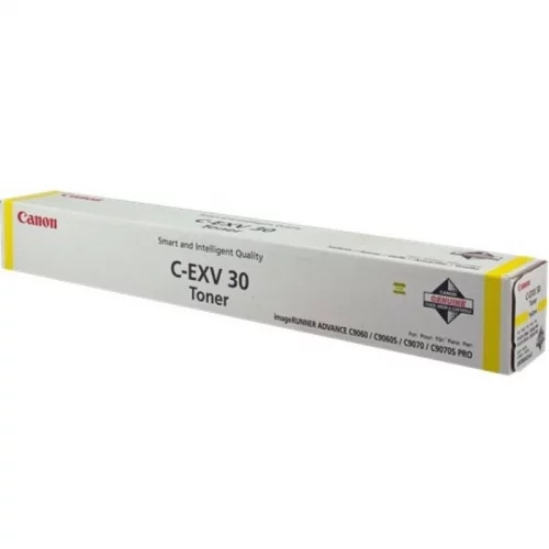 Тонер-картридж Canon C-EXV 30 Y желтый 54000 страниц для iR Advance-C9000, C9060, C9065, C9070, C9075, C9270, C9280 (2803B002)