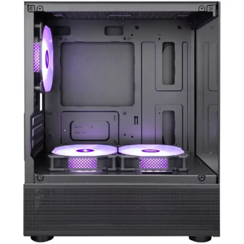 1STPLAYER MIKU Mi2-A ARGB Black / mATX / 3x120mm ARGB fans / Mi2-A-BK-2FC7R-1FC7 фото 3