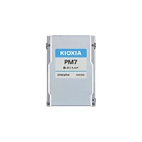 Серверный твердотельный накопитель/ KIOXIA SSD PM7-R, 7680GB, 2.5" 15mm, SAS 24G, TLC, R/W 4200/4100 MB/s, IOPs 720K/175K, TBW 14016, DWPD 1 (12 мес.) (KPM71RUG7T68)