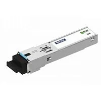 NTSS Модуль NTSS SFP, 1,25Гбит/с, разъём SC, рабочая длина волны 1310/1550нм, SM, WDM, дальность до 20км, ОБ 14дБ, DDM NTSS-SFP-1.25G-35-20SD