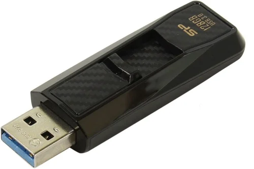 Флеш Диск Silicon Power 128Gb Blaze B50, SP128GBUF3B50V1K USB 3.2, Черный