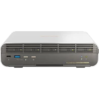 Сетевое хранилище без дисков/ SMB QNAP TBS-h574TX-i5-16G 5-bay E1.S or M.2 2280 PCIe NVMe, Intel Core i5-1340PE 12C(4P+8E)/16T up to 4.50GHz, 16 GB RAM, 1 x 10 GBASE-T, 2xUSB 3.2 Gen 1 port, 1xUSB 2.0