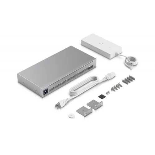 Коммутатор/ Networking interface, (12) GbE RJ45 ports (4) 1/2.5 GbE RJ45 ports (2) 10G SFP+ ports ; Total non-blocking throughput, 42 Gbps ; Switching capacity, 84 Gbps (USW-PRO-MAX-16) фото 3