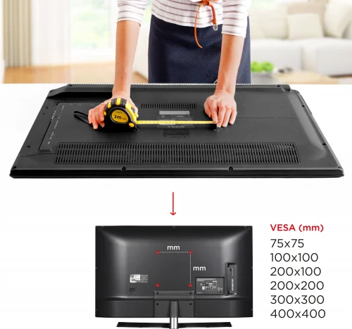 Кронштейн для телевизора Holder LCD-5566-W белый 32-55 макс.45кг настенный поворотно-выдвижной и наклонный фото 9