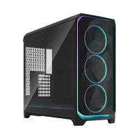 Корпус Компьютер без блока питания/ Case Fractal Design Meshify 3 XL Ambience Pro RGB TG Light Tint, Full-Tower, 3x140mm ARGB, 2xUSB-A 3.2 + 1xUSB 3.2 Type-C SSI-EEB, SSI-CEB, E-ATX, ATX, mATX, mITX, Black (FD-C-MES3X-03)