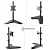 Кронштейн для монитора ONKRON D101FS (ONKRON D101FS BLACK) (ONKRON D101FS BLACK)