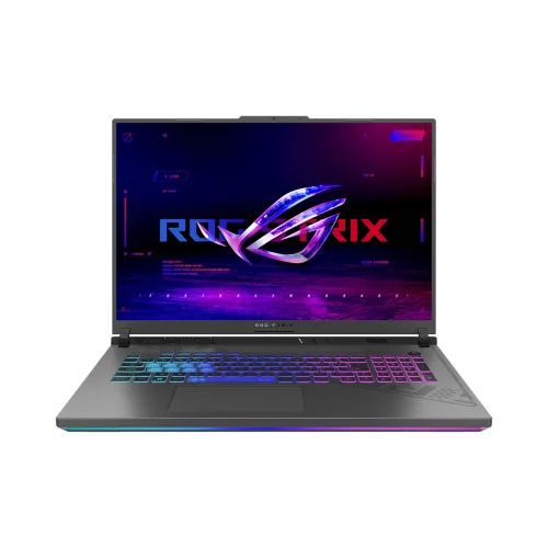 Ноутбук/ ASUS ROG Strix G18 G814JVR-N6045 18(2560x1600 (матовый, 240Hz, 3ms) IPS)/Intel Core i9 14900HX(2.39Ghz)/16384Mb/1024PCISSDGb/noDVD/Ext:nVidia GeForce RTX4060(8192Mb)/Cam/BT/WiFi/90WHr/war 1y/3kg/Eclipse Gray/no (90NR0IF6-M00210)