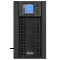 ИБП POWERMAN Online 2000, LCD, двойного преобразования, 2000ВА, 1800Вт, 3 евророзетки с резервным питанием, USB, RS232, слот SNMP, разъем EPO, батарея 12В 9Ач 4 шт., 191 х 460 х 337 мм., 20 кг./ UPS POWERMAN Online 2000, LCD, double conversion, 2000VA, 18