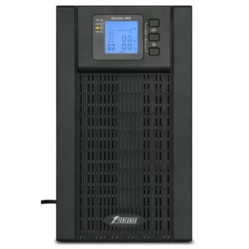 ИБП POWERMAN Online 2000, LCD, двойного преобразования, 2000ВА, 1800Вт, 3 евророзетки с резервным питанием, USB, RS232, слот SNMP, разъем EPO, батарея 12В 9Ач 4 шт., 191 х 460 х 337 мм., 20 кг./ UPS POWERMAN Online 2000, LCD, double conversion, 2000VA, 18