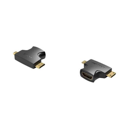 Адаптер-переходник Vention HDMI 19F/Mini HDMI+Micro HDMI (AGFB0)
