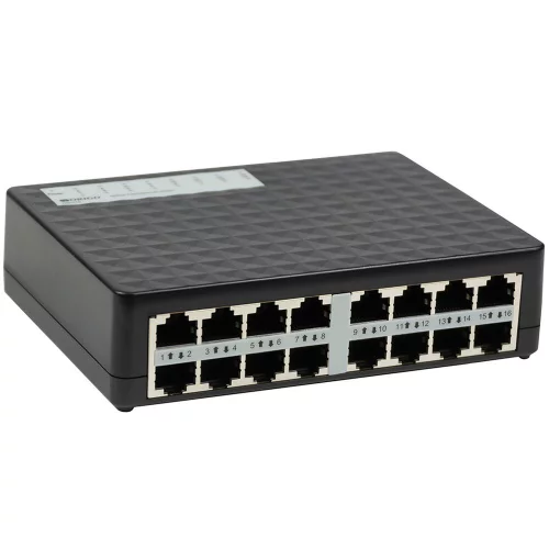 Коммутатор/ Unmanaged Switch 16x100Base-TX, plastic case (OS1116/A1A) фото 2