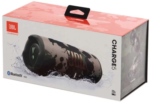 Портативная акустическая система JBL Charge 5 камуфляж (JBLCHARGE5SQUAD) фото 8