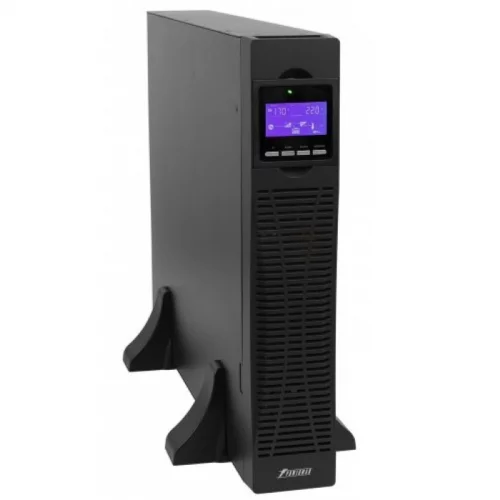 ИБП POWERMAN Online 1000 RT, LCD, двойного преобразования, 1000ВА, 900Вт, 8 розеток IEC 60320 C13, защита от КЗ, импульсных всплесков сети, перегрузки, разряда и перезаряда батареи, RJ11 / RJ45, USB, RS232, SNMP, EPO. Сертификаты: ISO 9001, ЕАС. Габариты фото 2