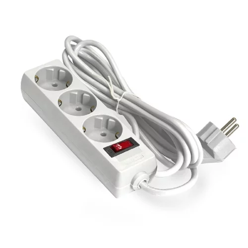 Exegate EX221184RUS Сетевой фильтр Exegate SP-3-5W (3 розетки, 5м, евровилка, белый)