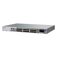 Коммутатор Brocade G610 24-port FC Switch, 24-port licensed, incl 24x 16Gb SWL SFP+, Enterprise SW Bundle (ISL Trunking, Fabric Vision, Extended Fabric), FOS Notupgradable, 1 PS, БЕЗ РЕЛЬС, 1Y Warranty (BR-G610-24-16G_CR)