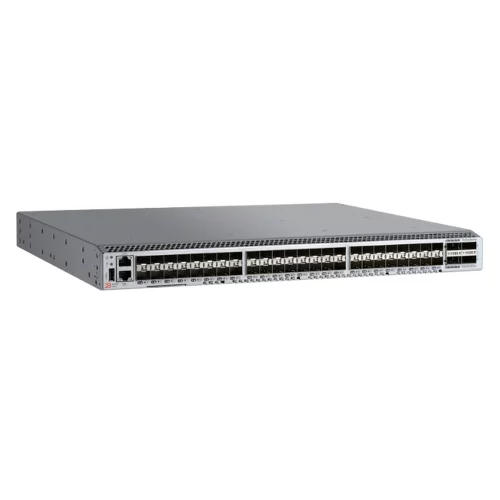 Brocade G620S 64-port FC Switch, 24-port licensed, included 24x 32Gb SWL SFP+ transceivers, 2x PS 25 24-port licensed, included 24x 32Gb SWL SFP+ transceivers, 2x PS 250W, Port Side Exhaust Air Flow, Rail Kit (Рельсы) (BR-G620-24-32G-R1)