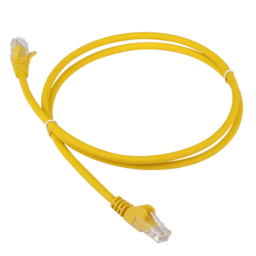 Патч-корд LANMASTER LSZH UTP кат.5e, 0.5 м, желтый (LAN-PC45/ U5E-0.5-YL) (LAN-PC45/U5E-0.5-YL)