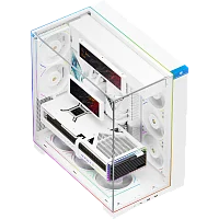 Корпус без блока питания/ Case Thermalright A70 Vision, Midi-Tower, TG, LCD, ARGB, no fans, 2xUSB-A 3.0, 1xUSB Type-C, ATX, mATX, mITX Black (TR-A70 VISION)