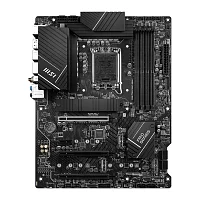 Материнская плата/ MB MSI INTEL Z790 s1700, 4xDDR5(256GB), HDMI 2.1/DP, 1xPCIe 5.0x16, 1xPCIe 4.0x16, 1xPCIe 3.0x16, 1xPCIe 3.0, 1xLAN (2.5GbE), Wi-Fi, BT, 6xSATA 6Gb/s, 4xM.2, 1xUSB-C, 3xUSB 3.2, 4xUSB 2.0, 1xPS/2, AT (PRO Z790-P WIFI)