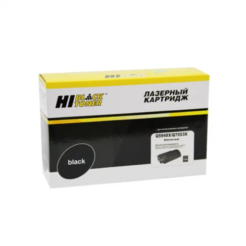 Картридж Hi-Black HB-Q5949X/ Q7553X, черный, 7000 страниц, для HP LJ P2015/ 1320/ 3390/ 3392, универсальный (200130144)