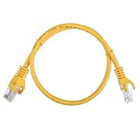 Кабель ACD Патч-корд ACD-LPU5E-5DY |ACD-LPU5E-5DY| Cat5e UTP 24AWG 4Pair, 7/ 0.18мм CCA Желтый, 0.5м, (741371)