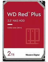 Жесткий диск/ HDD WD SATA3 2Tb NAS Red Plus 5400 64Mb 1 year warranty (WD20EFPX)