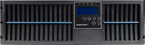 Источник бесперебойного питания SMARTWATT ИБП онлайн, чистый синус, мощность 10000/ 10000 ВА/ Вт, стоечный/ напольный, LCD дисплей, порт USB, EPO, SNMP слот, клеммная колодка, без АКБ, до 6 внешних батарейных блоков (3703020710011) (UPS SUPREME 10KVA L)