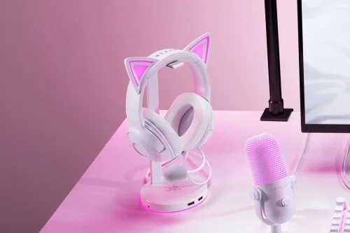 Гарнитура Razer Kraken Kitty V2 - White Headset/ Razer Kraken Kitty V2 White Headset (RZ04-04730600-R3M1) фото 6