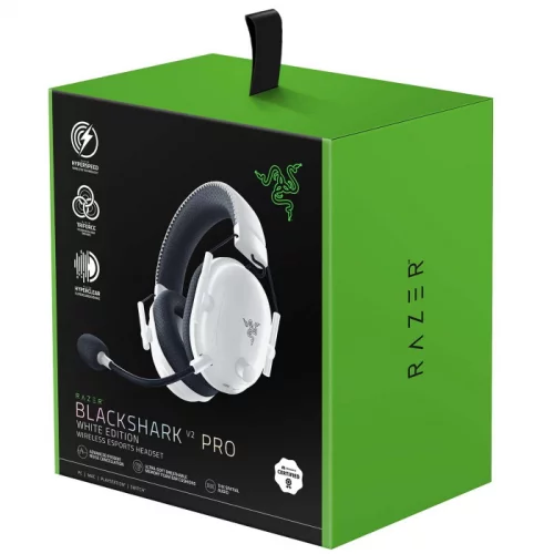 Гарнитура Blackshark V2 Pro - White Edition/ Razer BlackShark V2 Pro - Wireless Gaming Headset - White Edition фото 4