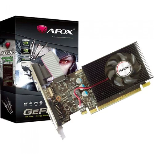 Видеокарта/ VGA AFOX NVIDIA Geforce GT730 LP 4GB, DDR3/128-bit, PCIe 2.0, 1xDVI-D, 1xHDMI, 1xD-Sub, 1-slot (AF730-4096D3L5)