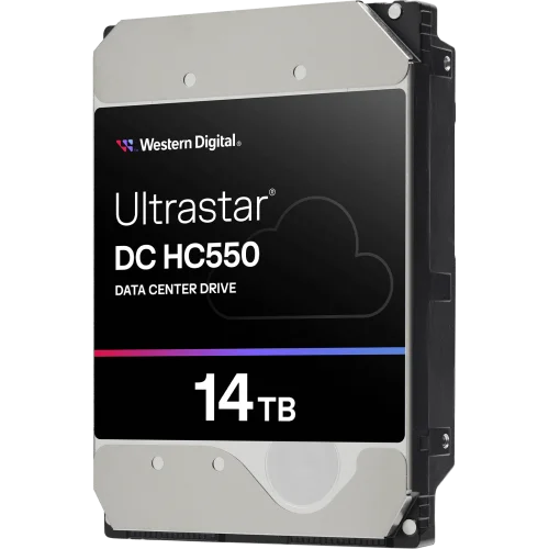 Жесткий диск/ HDD WD SATA Server 14Tb Ultrastar DC HC550 7200 6Gb/ s 512MB 1 year warranty (WUH721814ALE6L4)