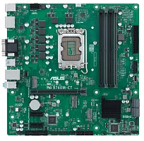 Материнская плата ASUS PRO B760M-CT-CSM, LGA1700, B760, 4*DDR5, 4*SATA, 2*M.2, 2*USB 3.2, 2*USB 2.0, 1*PCIx16, 2*PCIx1, DP+HDMI+VGA, mATX; 90MB1DY0-M1EAYC