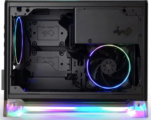 Корпус Inwin CF08A (A1PLUS) черный 650W miniITX 4x120mm 2xUSB3.0 audio (CF08A 6137037) фото 6