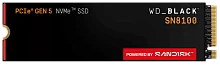 Твердотельный накопитель Western Digital Black SN8100 SSD M2.2280 PCIe 5.0 1Tb, 14900MBs/14000MBs, TBW 1200, WDS100T1X0M, 1 year
