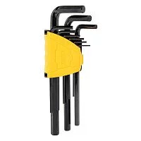 Набор шестигранных ключей удлиненных Deli DL231209H 9шт размеры 1,5,2,2,5,3,4,5,6,8,10мм, пластиковый держатель