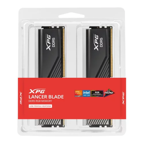 Модуль памяти 32GB ADATA DDR5 6000 UDIMM LANCER BLADE RGB AX5U6000C4816G-DTLABRBK Non-ECC, CL48-48-48, kit 2x16gb